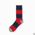Heißer Verkauf gestreiftes Argyle Design Baumwollmode lustige Frau Custom Freizeit Großhandel Happy Socken